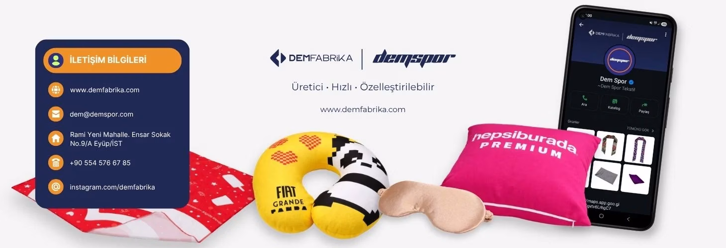 DemFabrika İletişim – Bizimle Hemen İletişime Geçin DemFabrika ile doğrudan üreticiyle iletişime geçin. OEKO-TEX sertifikalı tekstil ürünleri için hızlı teklif alın, üretim sürecinizi hızlandırın ve güvenilir tedarik sağlayın. İstanbul merkezli üretim, global gönderim.